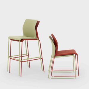 sedia e sgabello RION slitta